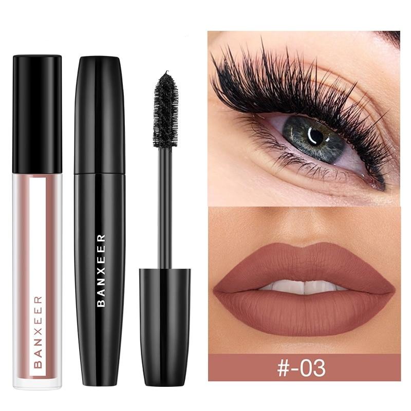 Lipgloss + Mascara Eyelash Makeup Kits