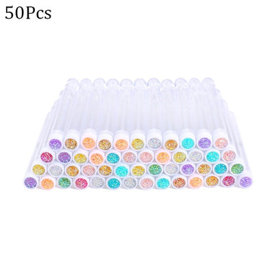 Reusable eyebrow brush tube