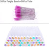 Reusable eyebrow brush tube