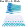 Reusable eyebrow brush tube