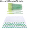 Reusable eyebrow brush tube