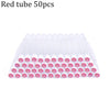 Reusable eyebrow brush tube