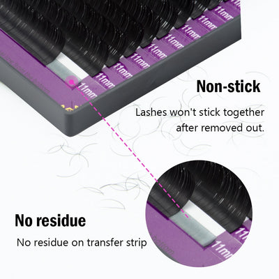 Faux eyelash extension