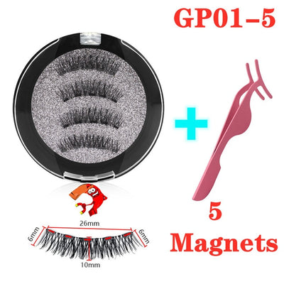 3D magnetic eyelashes