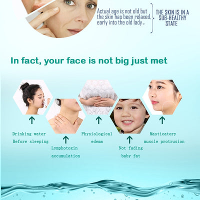 360 Rotate Silver Thin Face Massager